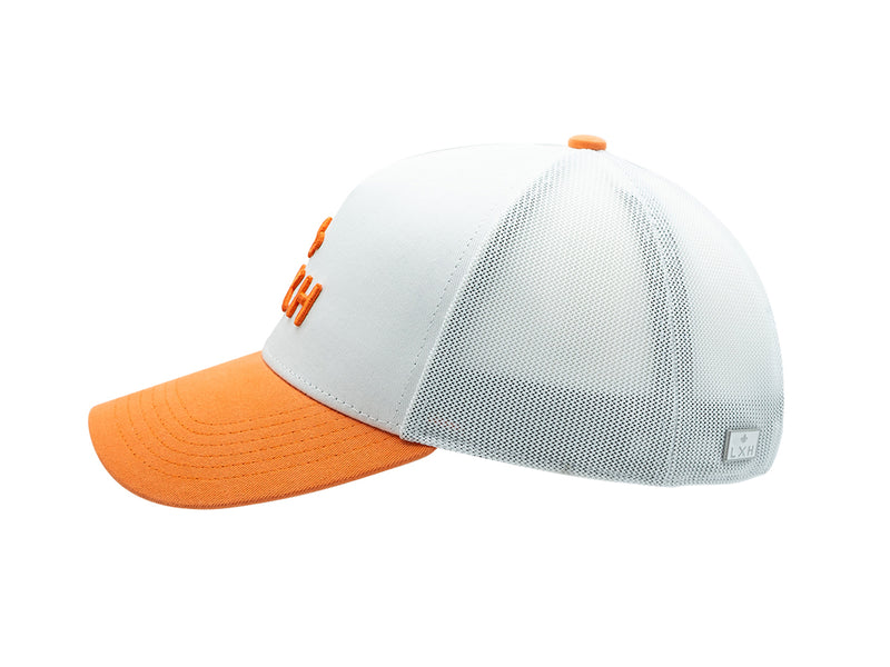 LXH Casquette « Évasion » Coton Bicolor Blanc / Orange