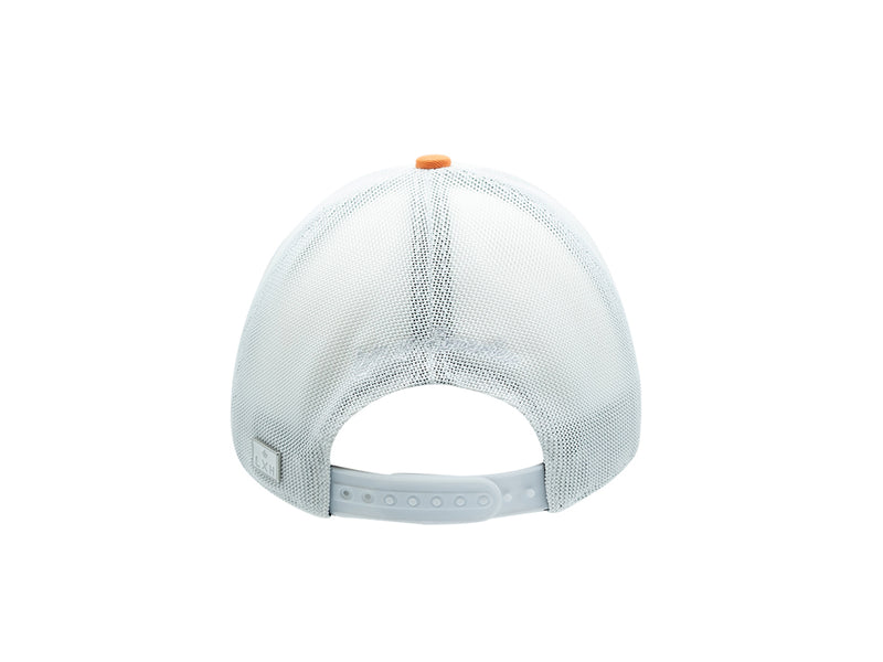 LXH Casquette « Évasion » Coton Bicolor Blanc / Orange