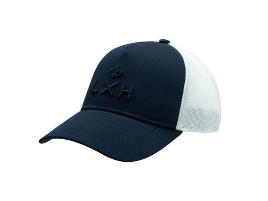 LXH Casquette « Évasion » Coton Ton sur Ton Bicolor Bleu Marine