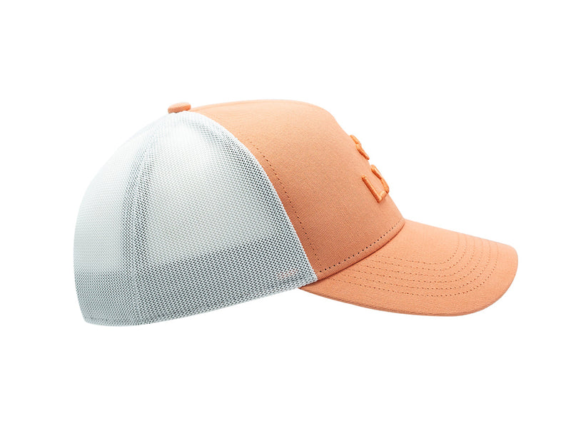 LXH Casquette « Évasion » Coton Ton sur Ton Bicolor Corail