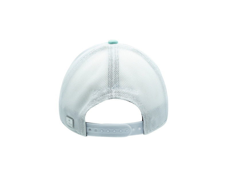 LXH Casquette « Évasion » Coton Ton sur Ton Bicolor Turquoise