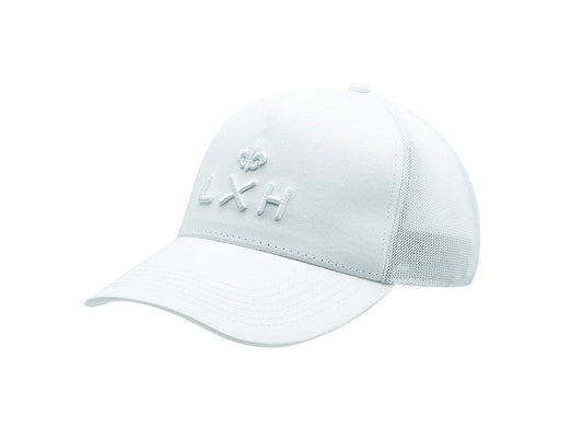 LXH Casquette « Évasion » Coton Ton sur Ton Blanc