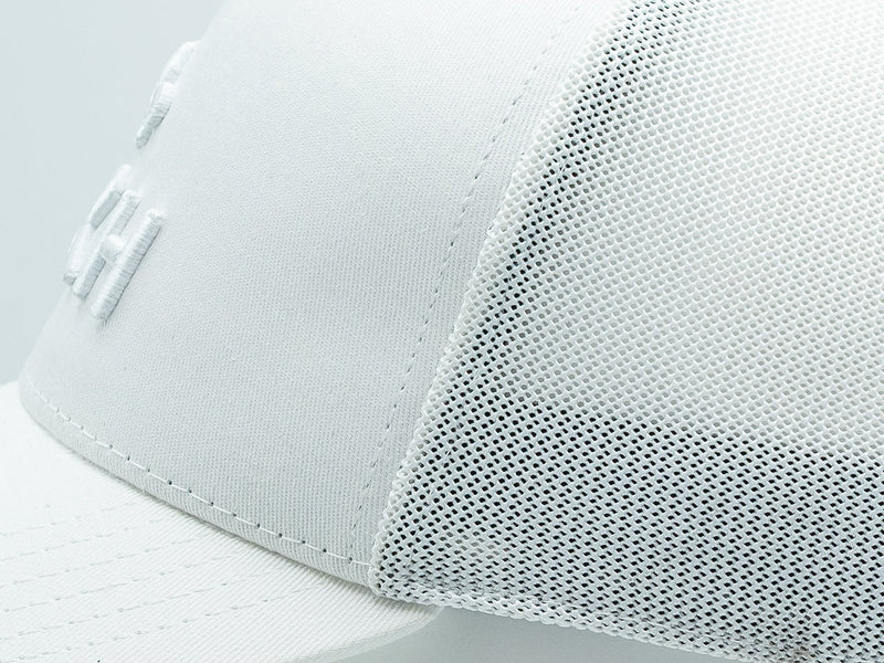 LXH Casquette « Évasion » Coton Ton sur Ton Blanc