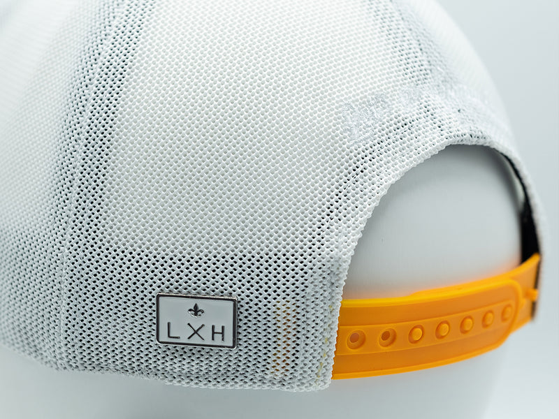 LXH Casquette « Évasion » Coton Tricolor Blanc
