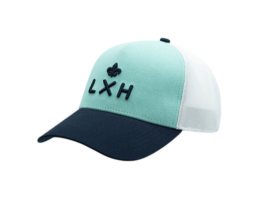 LXH Casquette « Évasion » Coton Tricolor Turquoise