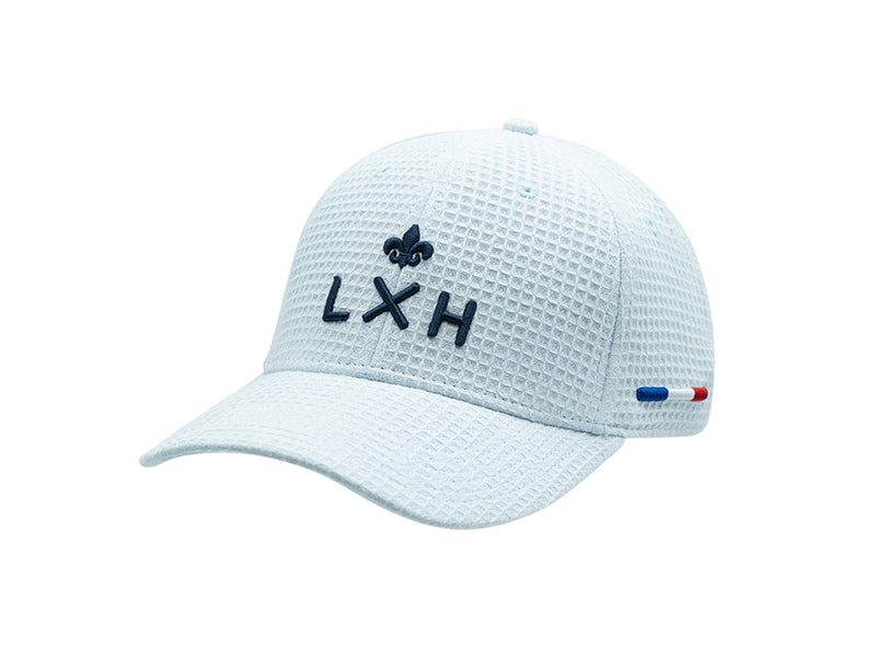 LXH Casquette « Héritage » Coton Gaufré Pop Bleu Ciel