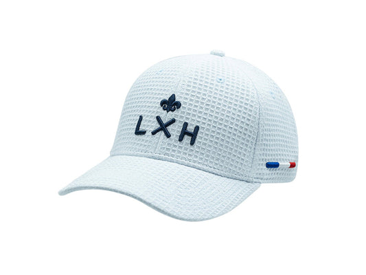 LXH Casquette « Héritage » Coton Gaufré Pop Bleu Ciel