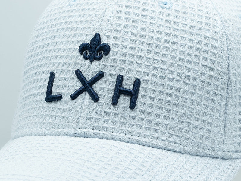 LXH Casquette « Héritage » Coton Gaufré Pop Bleu Ciel