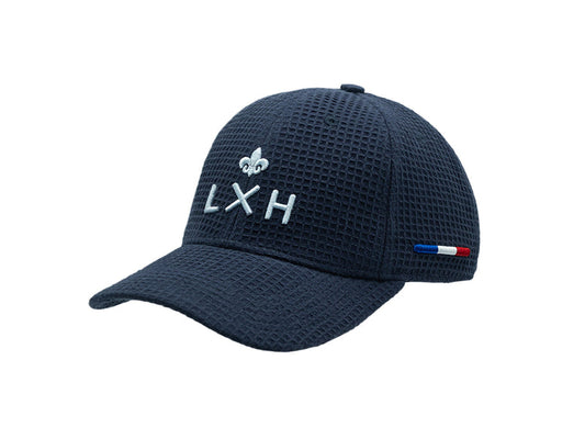 LXH Casquette « Héritage » Coton Gaufré Pop Bleu Marine