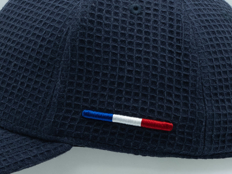 LXH Casquette « Héritage » Coton Gaufré Pop Bleu Marine
