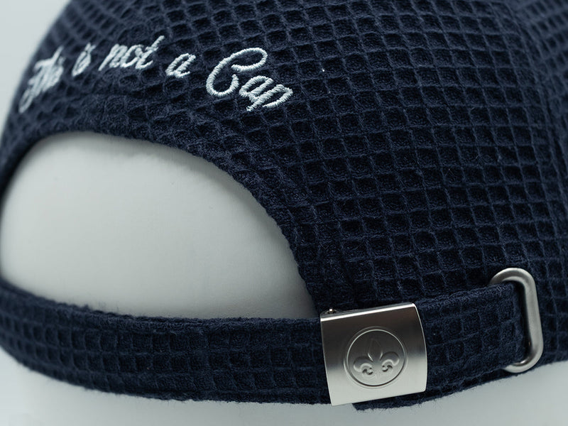 LXH Casquette « Héritage » Coton Gaufré Pop Bleu Marine