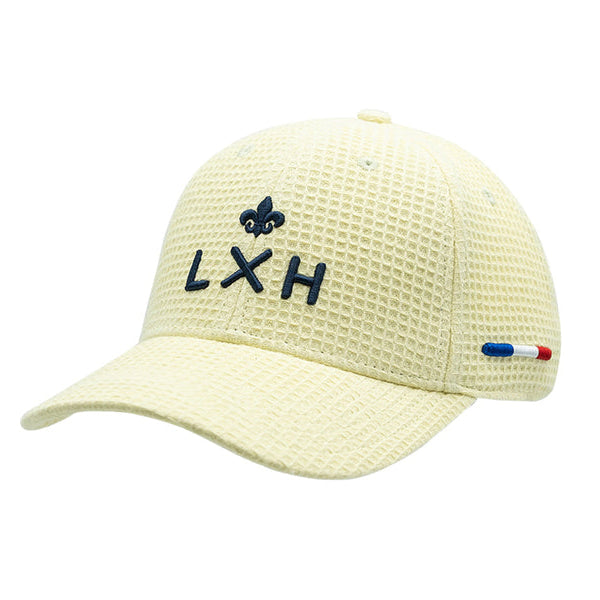 LXH Casquette « Héritage » Coton Gaufré Pop Jaune Citron