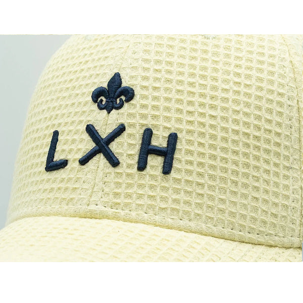 LXH Casquette « Héritage » Coton Gaufré Pop Jaune Citron