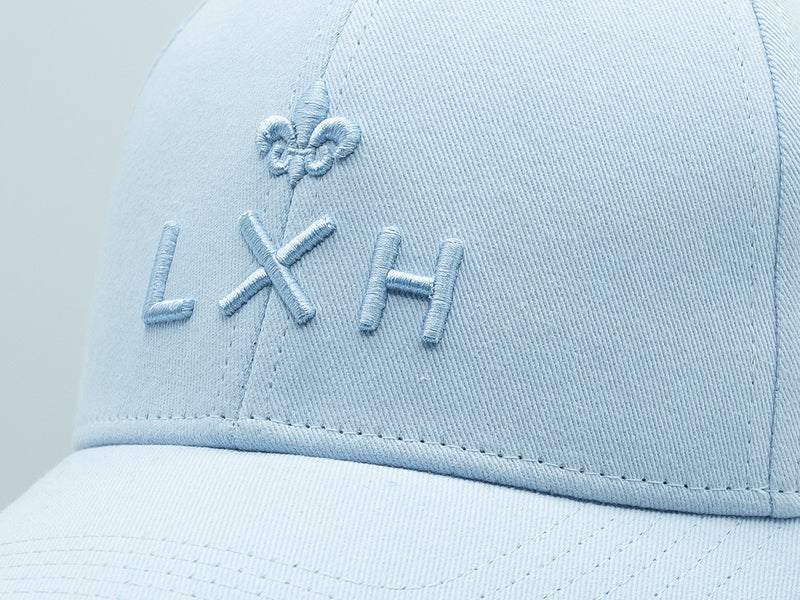 LXH Casquette « Héritage » Coton Ton sur Ton Bleu Ciel
