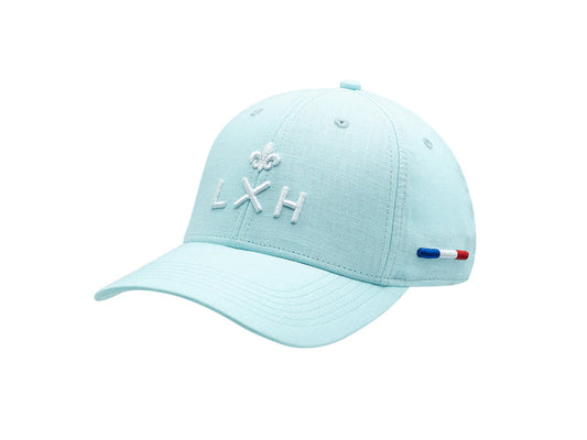 LXH Casquette « Héritage » Lin Cyan
