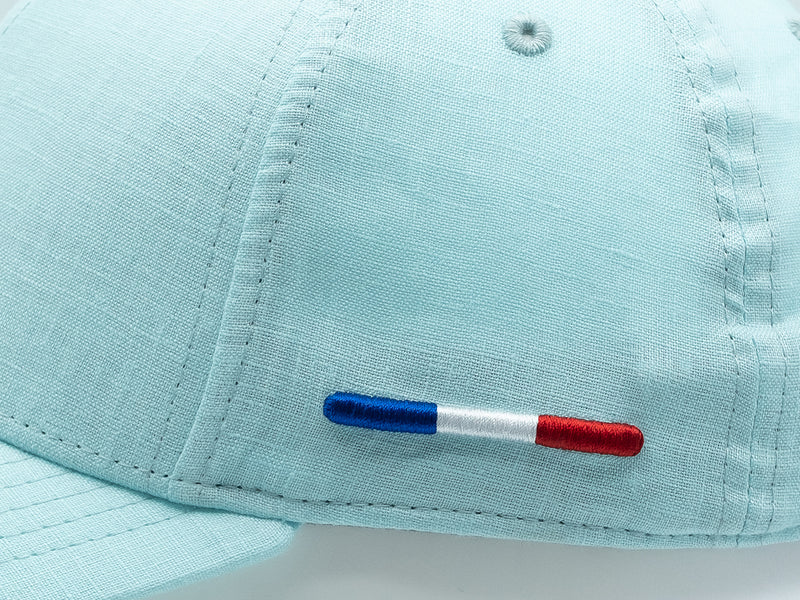 LXH Casquette « Héritage » Lin Cyan