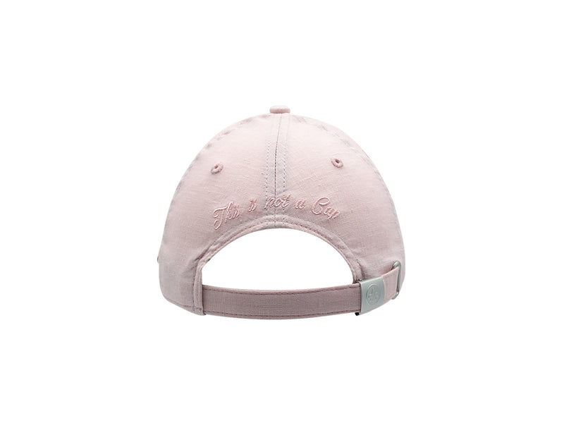 LXH Casquette « Héritage » Lin Ton sur Ton Rose