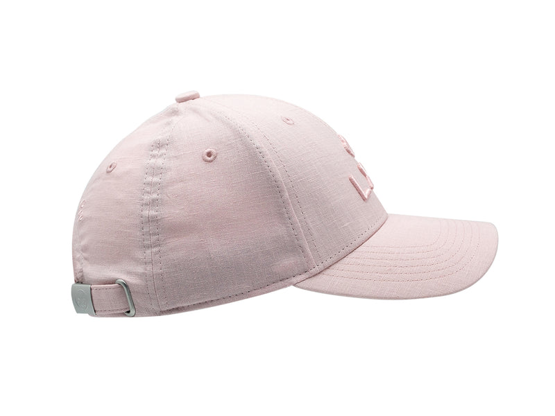 LXH Casquette « Héritage » Lin Ton sur Ton Rose