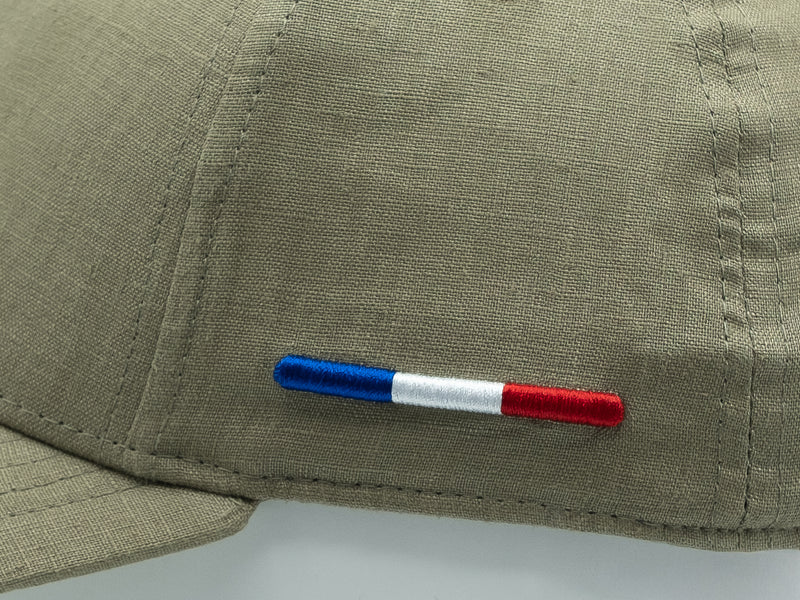 LXH Casquette « Héritage » Lin Vert Olive
