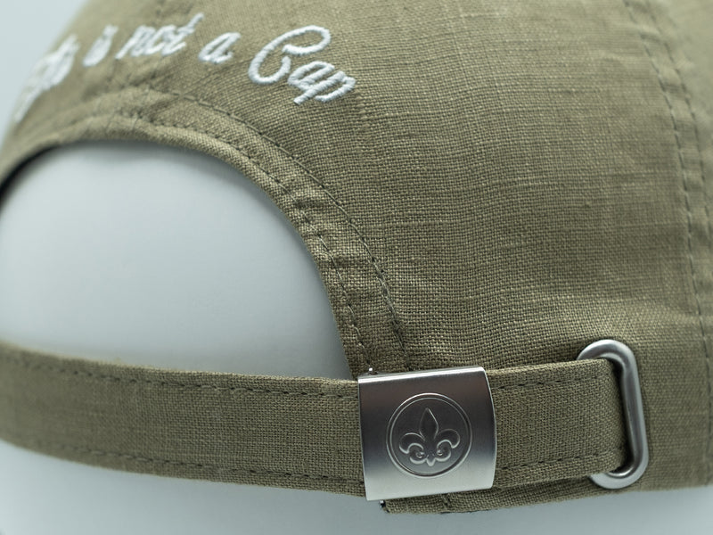 LXH Casquette « Héritage » Lin Vert Olive