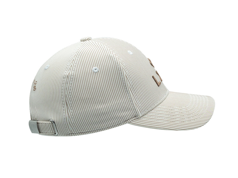 LXH Casquette « Héritage » Rayée Ton sur Ton Beige