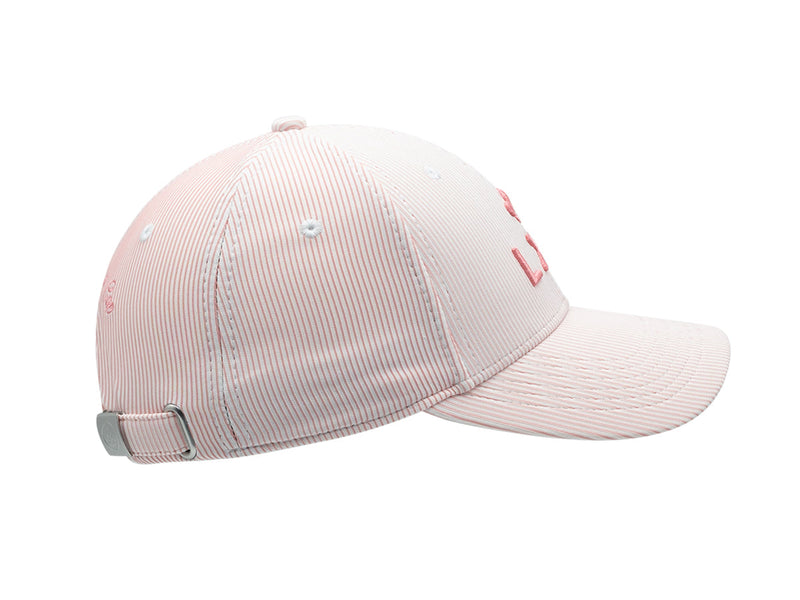LXH Casquette « Héritage » Rayée Ton sur Ton Rose