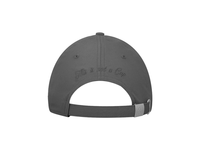 LXH Casquette « Héritage » Ton sur Ton Bi-Matière Chevron Moucheté Gris Perle