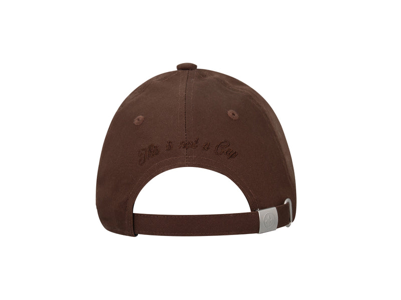 LXH Casquette « Héritage » Ton sur Ton Bi-Matière Sergé Moucheté Marron