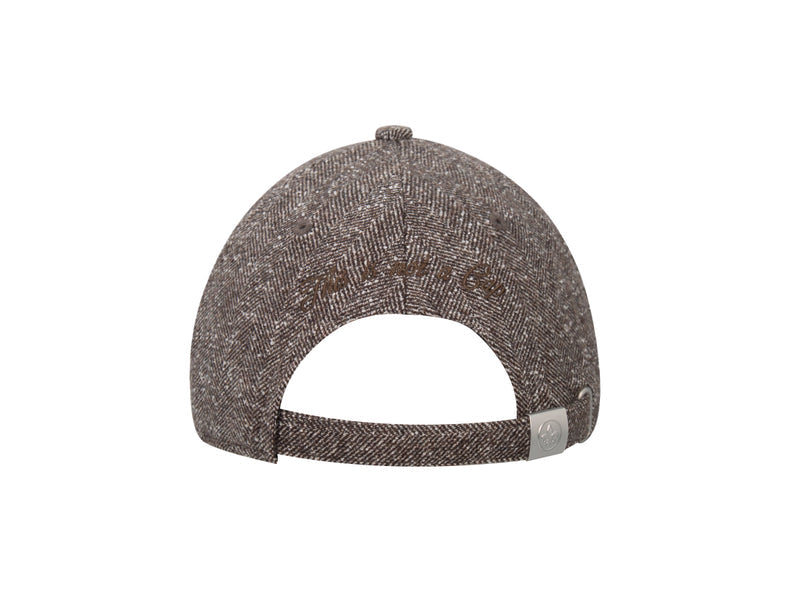 LXH Casquette « Héritage » Ton sur Ton Chevron Abstrait Marron