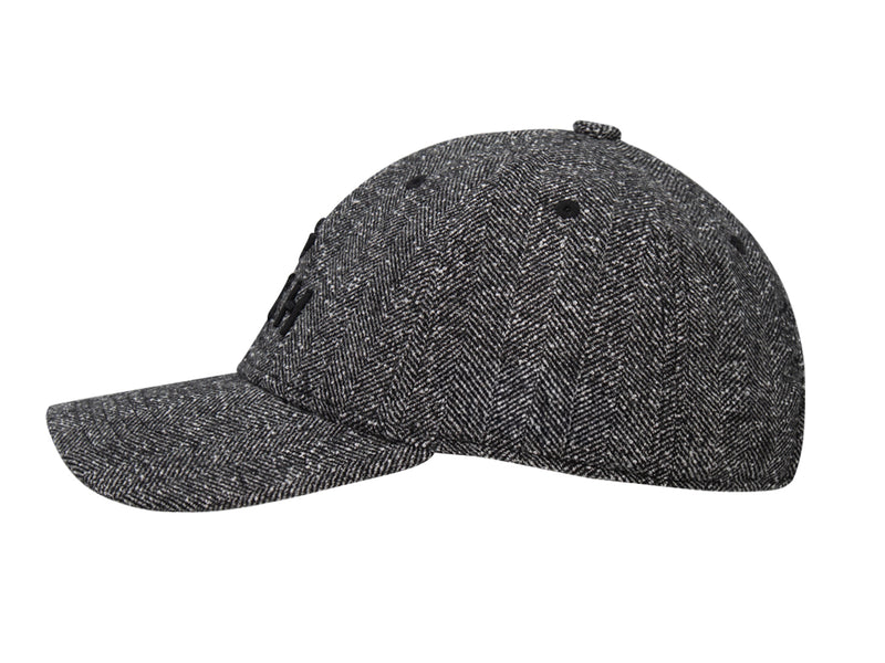 LXH Casquette « Héritage » Ton sur Ton Chevron Abstrait Noir