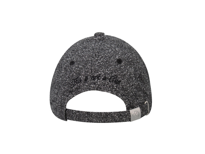LXH Casquette « Héritage » Ton sur Ton Chevron Abstrait Noir