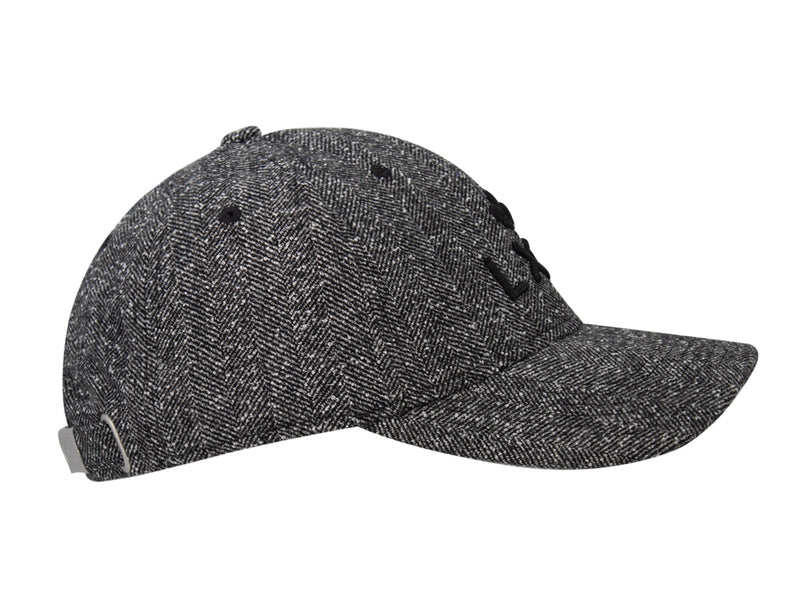 LXH Casquette « Héritage » Ton sur Ton Chevron Abstrait Noir