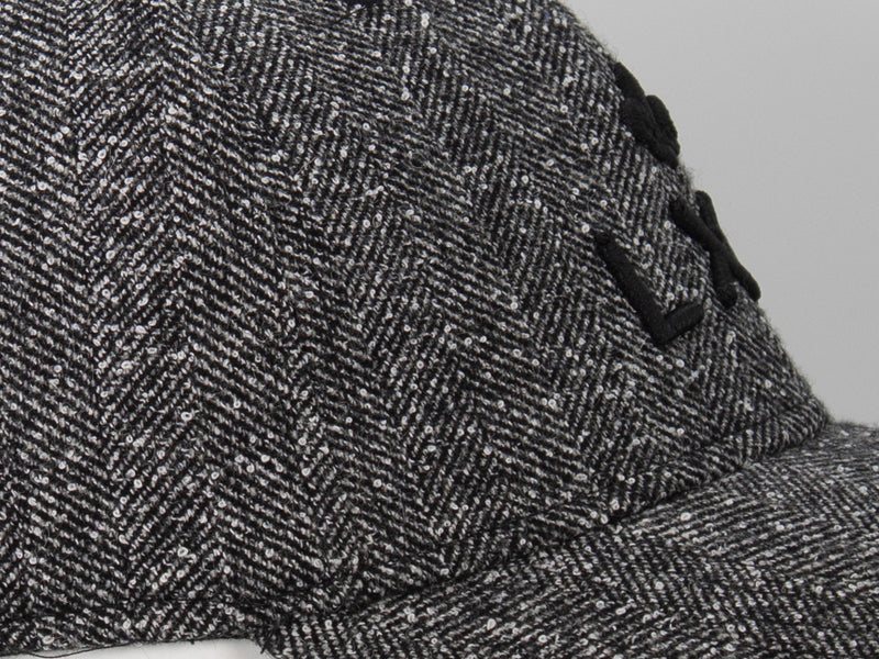 LXH Casquette « Héritage » Ton sur Ton Chevron Abstrait Noir