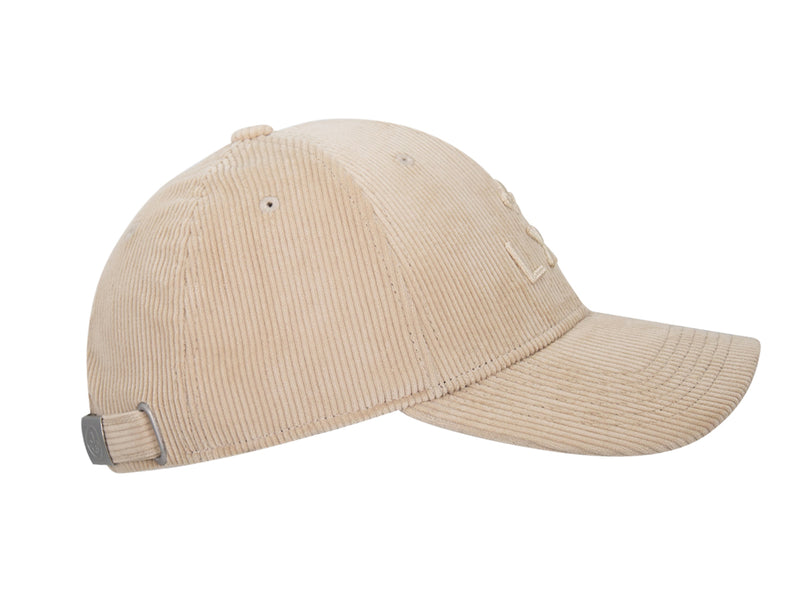 LXH Casquette « Héritage » Velours Côtelé Ton sur Ton Beige