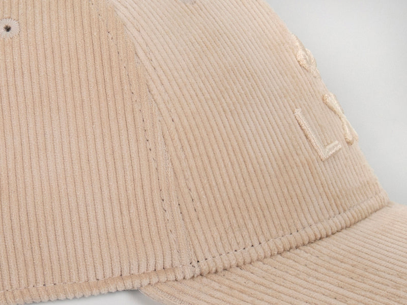 LXH Casquette « Héritage » Velours Côtelé Ton sur Ton Beige