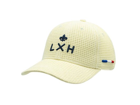 LXH Casquette « Héritage » Coton Gaufré Pop Jaune Citron
