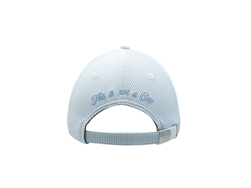 LXH Casquette « Héritage » Rayée Ton sur Ton Bleu