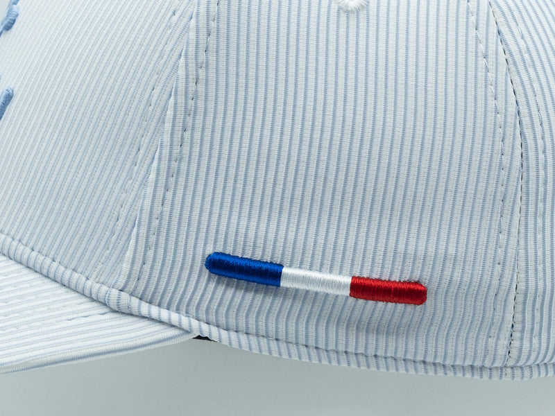 LXH Casquette « Héritage » Rayée Ton sur Ton Bleu