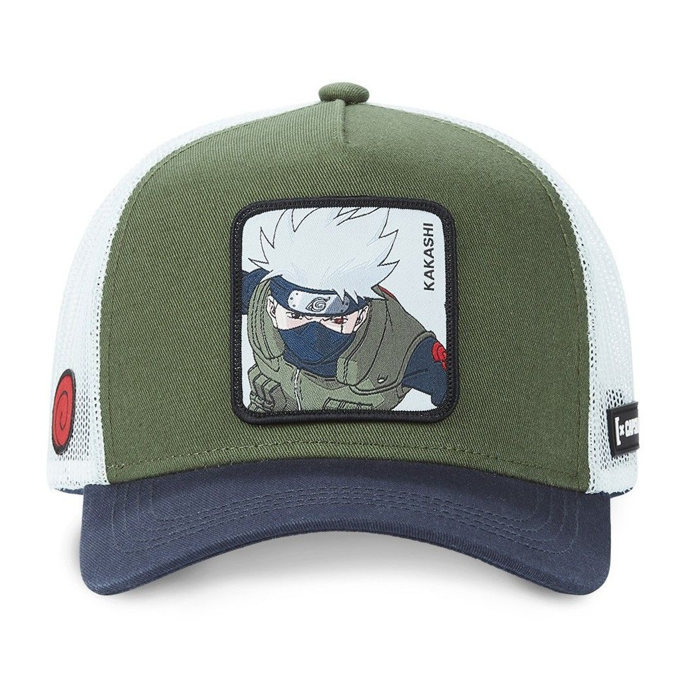 CAPSLAB Casquette Trucker Naruto Kakashi Vert