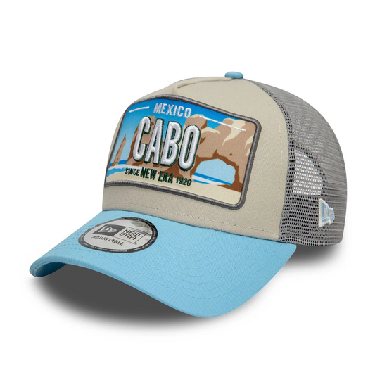New Era Cabo Mexico License Plate Cream 9FORTY