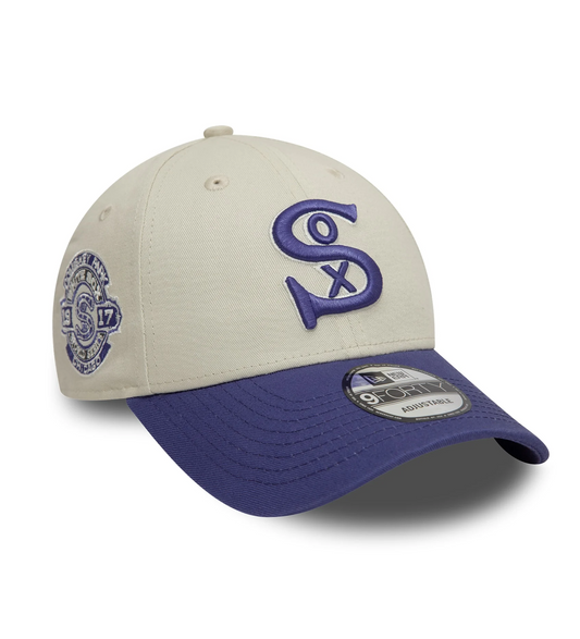 New Era Chicago White Sox 9FORTY World Series Patch Ivory-Blue