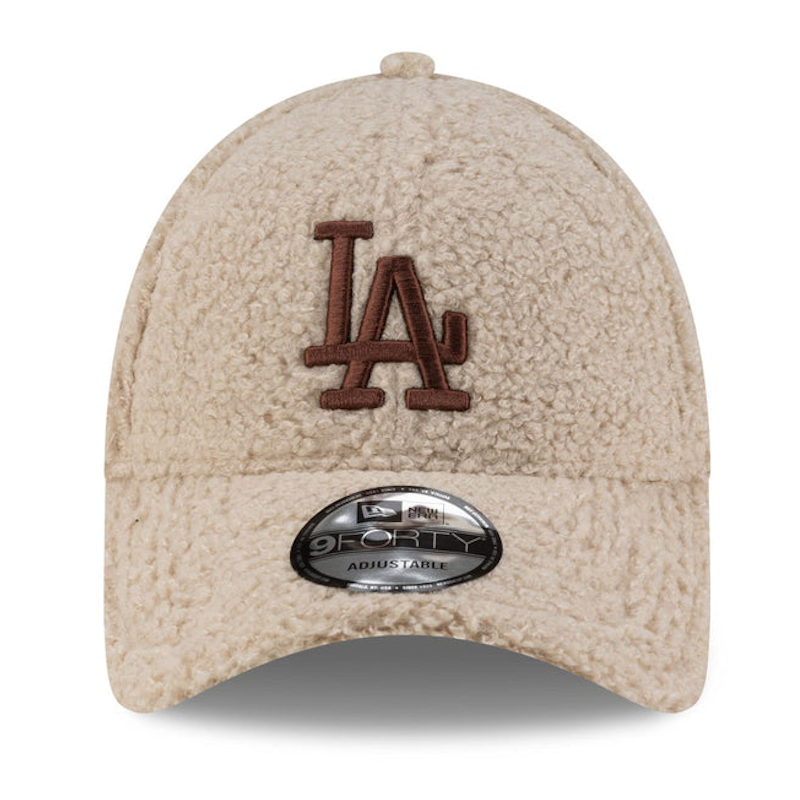 New Era LA Dodgers MLB Borg 9Forty Light Beige
