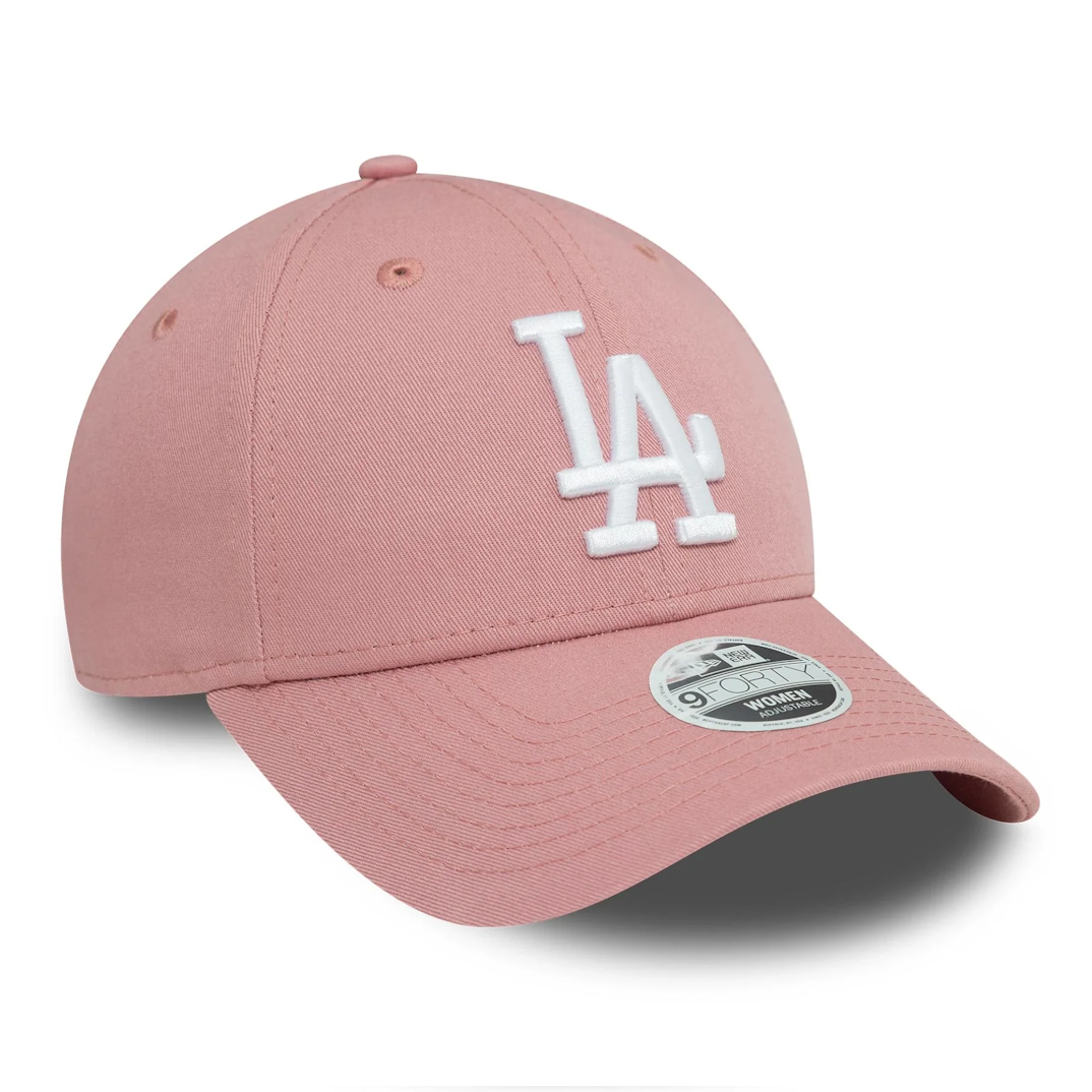New Era LA Dodgers WOMENs League Essential Dark Pink 9FORTY