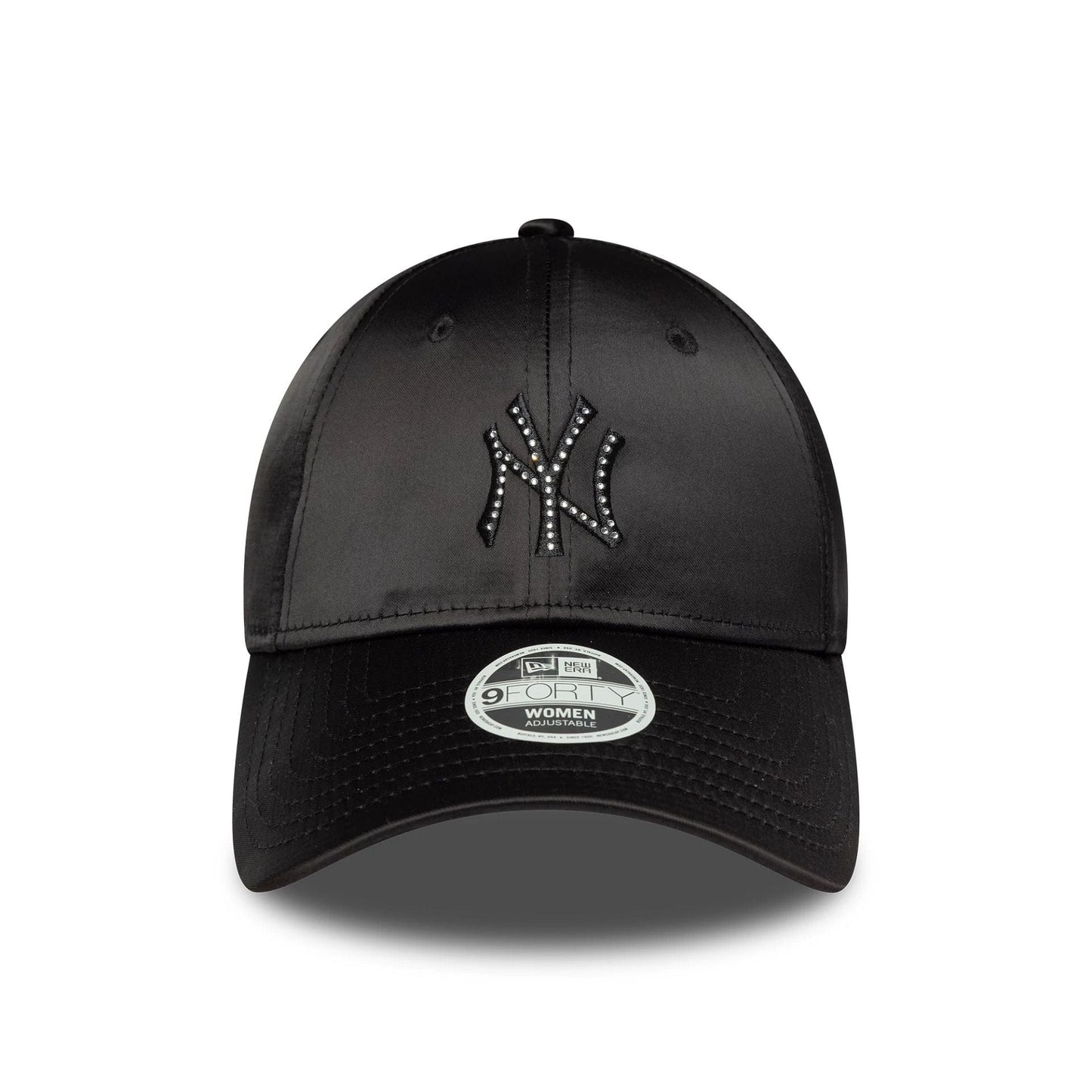 New Era New York Yankees MLB Satin Rhinestone Black 9FORTY Women