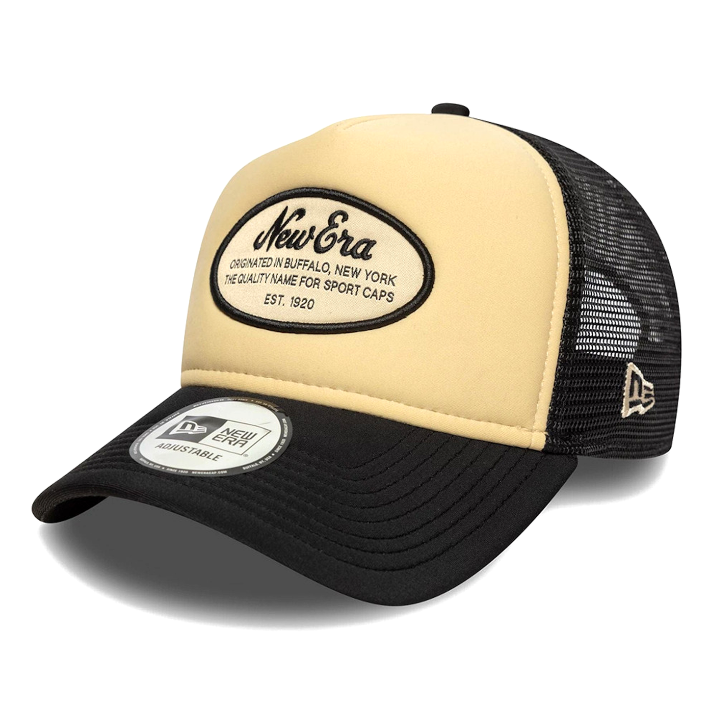 New Era Oval Foam Patch Trucker Hat Multicolor
