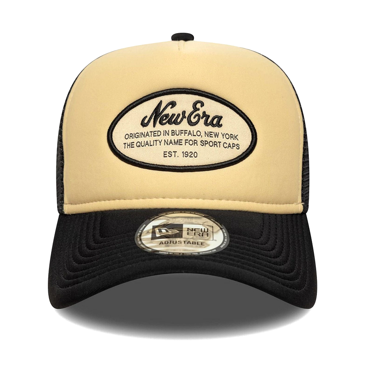 New Era Oval Foam Patch Trucker Hat Multicolor