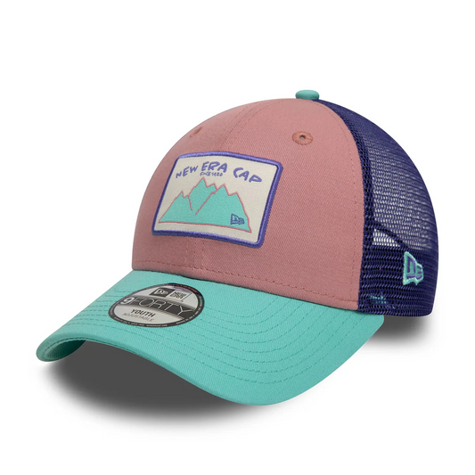 New Era Youth Dark Pink 9FORTY Junior