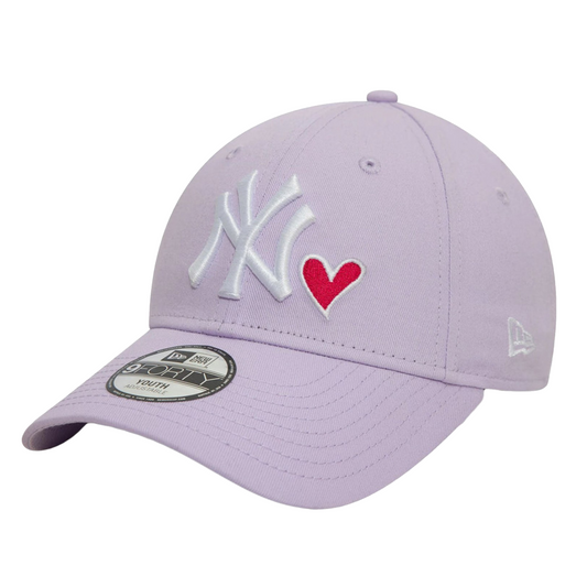 New Era Youth Icon New York Yankees Icon 9FORTY Junior Lilac