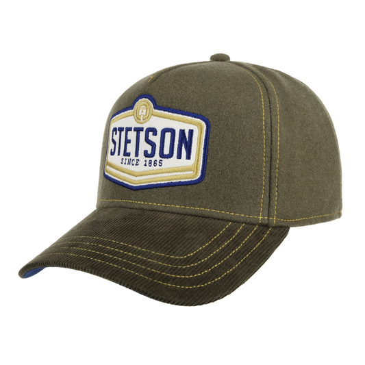 Stetson Wordmark Patch Cap Olive