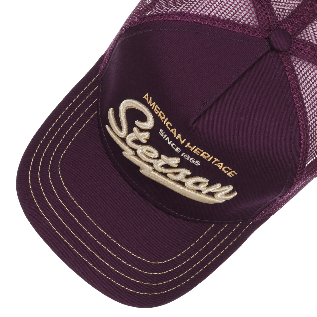 Stetson Casquette Since 1865 Violet